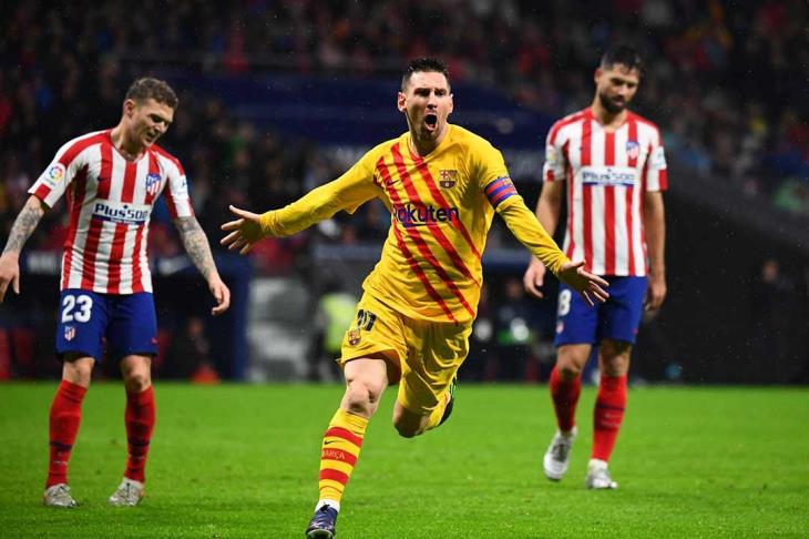ميسي برشلونة اتلتيكو مدريد